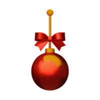 bal ornament Kerstmis ai generatief png