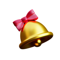 Bells Ribbon Xmas AI Generative png