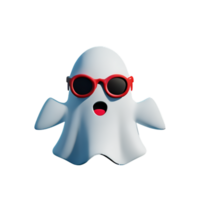 fantasma carino Halloween ai generativo png