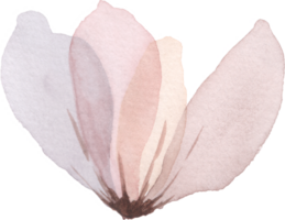 Pastell- Blume Aquarell png
