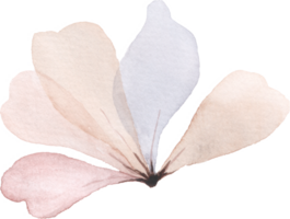 Pastel Flower Watercolor png