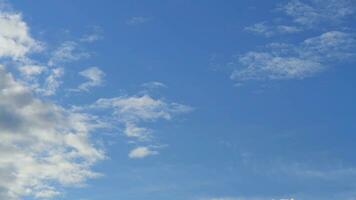 Beautiful clouds in the blue sky. natural background photo