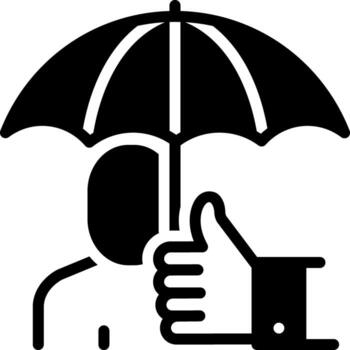 solid icon for helps vector