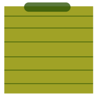 Notepad Paper Olive Paper png