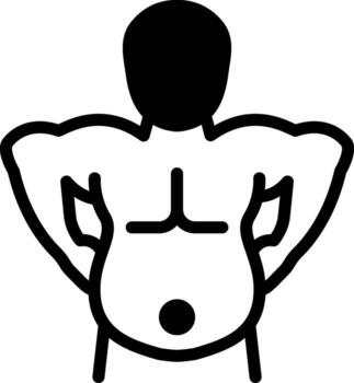 solid icon for weight vector