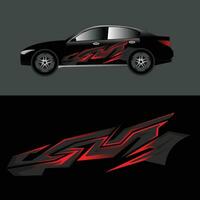 vector modern sticker design for car body background