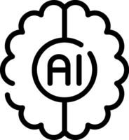 Artificial Intelligence Icons vector