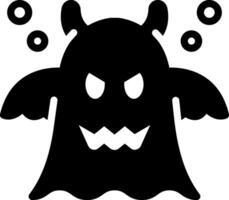 solid icon for ghost vector