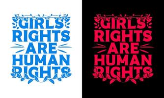 Wednesday, October 11, 2023 International Day of the Girl Child t shirt design. International girl child day design. poster, banner, cover, page photo