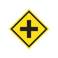 road sign icon vector