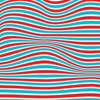simple abstract red and sky color wavy pattern vector