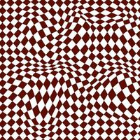 simple abstract deep red wine color wavy square pattern vector