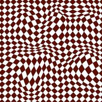 simple abstract deep red wine color wavy square pattern vector