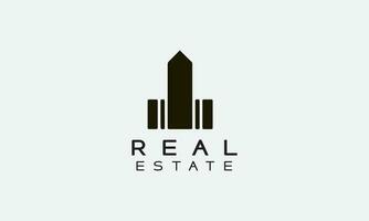 Real estate construction or house logo vector icon design
