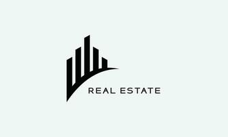 Real estate house vector logo icon design