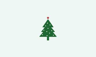 Christmas tree vector logo icon design