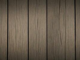 AI Generative Dark brown wooden background with high resolution. photo