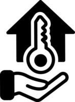 solid icon for ownership vector