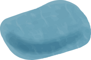 Blau abstrakt gestalten Aquarell png