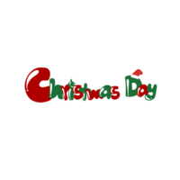 Hand-drawn Christmas letters png