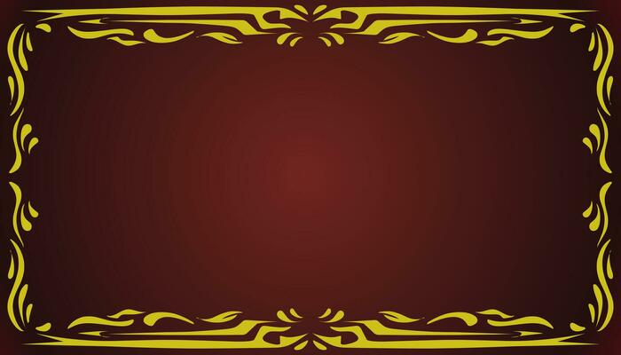 A gradient red abstract background illustration with a yellow frame. Perfect for invitation card, book cover, poster, banner, website design.