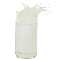 glas melk png