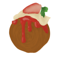 fragola crema formaggio legname png