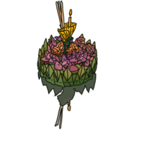 Kratong with shadows png