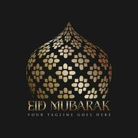 EID MUBARAK LOGO VECTOR