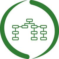 Unique Seo Structure Vector Icon