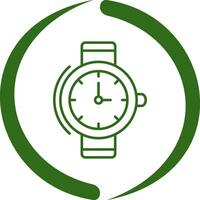 icono de vector de reloj de pulsera