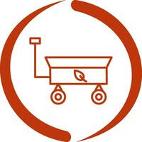 Garden Cart Vector Icon