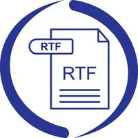 RTF Vector Icon