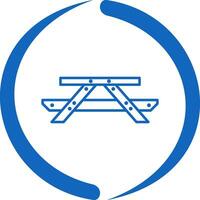 Picnic of Table Vector Icon