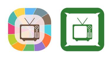 Television Broadcast Vector Icon