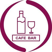 Unique Drinks Cafe Vector Icon