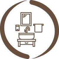 Washbasin Vector Icon