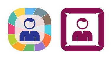Unique User Vector Icon