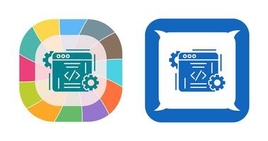 icono de vector de codificación