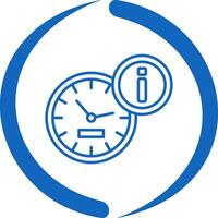 icono de vector de reloj