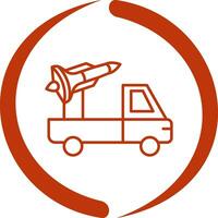 Missile Truck Vector Icon