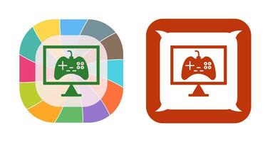 Unique Online Games Vector Icon