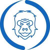 Gorilla Vector Icon