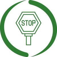 Stop Sign Vector Icon