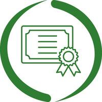 Certificate Vector Icon