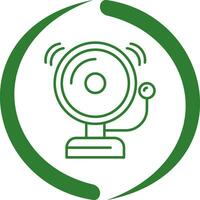 icono de vector de alarma de incendio