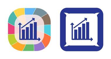 Rising Statistics Vector Icon