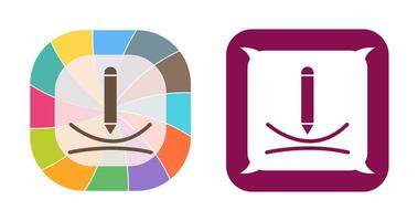 Draw Curve Vector Icon