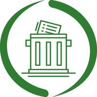 Trash List Vector Icon