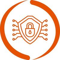 Cyber Security Vector Icon